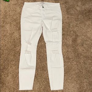 White jeans